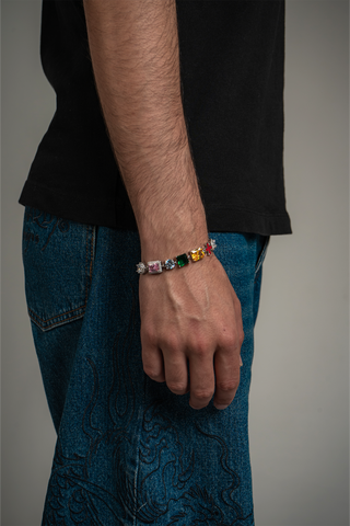 Pulseira Multi-Jóias com Cruzes